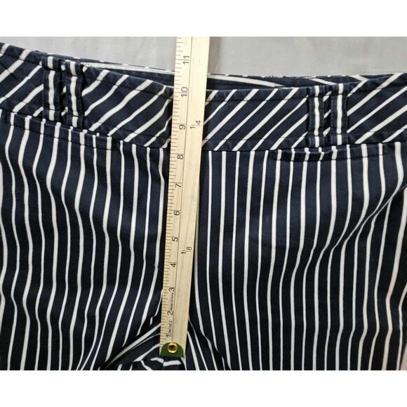 Ann Taylor Loft Black & White Checked Trouser Mid Rise Curvy Skinny Size 8 - Picture 8 of 9